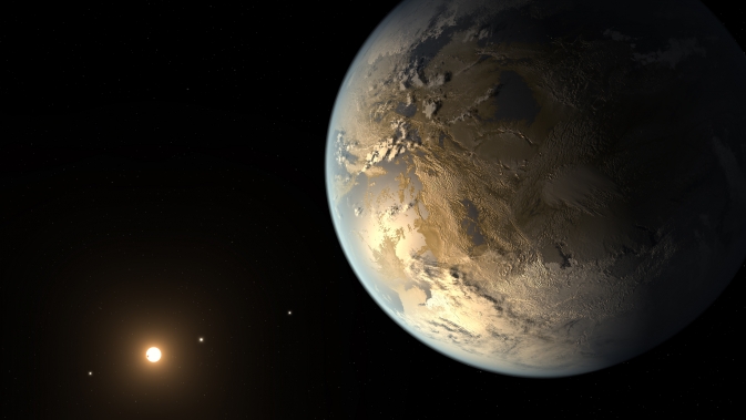 An artist concept of Kepler-186f. Image Credit: NASA Ames/SETI Institute/JPL-Caltech