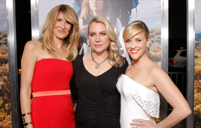 Laura Dern, Cheryl Strayed and Reece Witherspoon