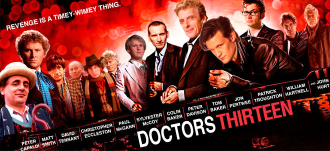 It would have been much easier (and thematically appropriate) to nick one of the many Ocean’s 11/Doctor Who mashups from the net, but here’s an original one just for you.