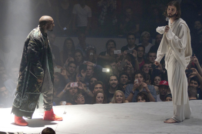 EXCLUSIVE: Kanye West face to face with Jesus Christ during Yeezus Tour