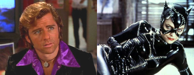 One went on to play a slinky pervert; the other, Catwoman.